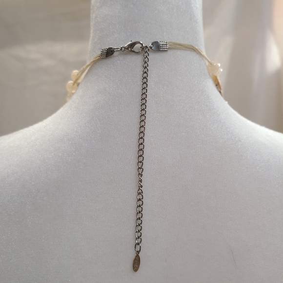 Vintage EsMor Mother Of Pearl Multi Strand Necklace - Picture 2 of 4